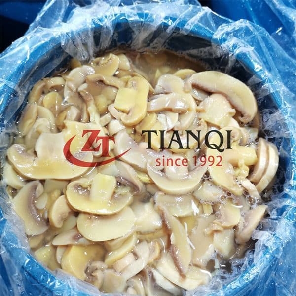 Производство грибов, нарезанных барабанами