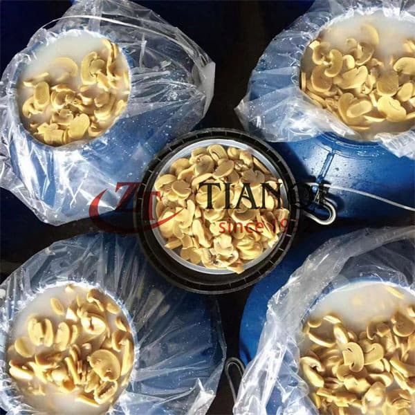 Рассольный гриб в соли в барабан