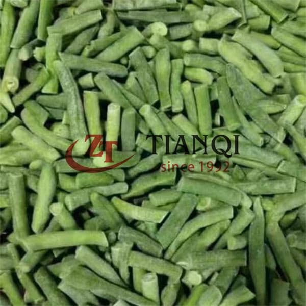 Продажа зеленой фасоли нарезанной IQF