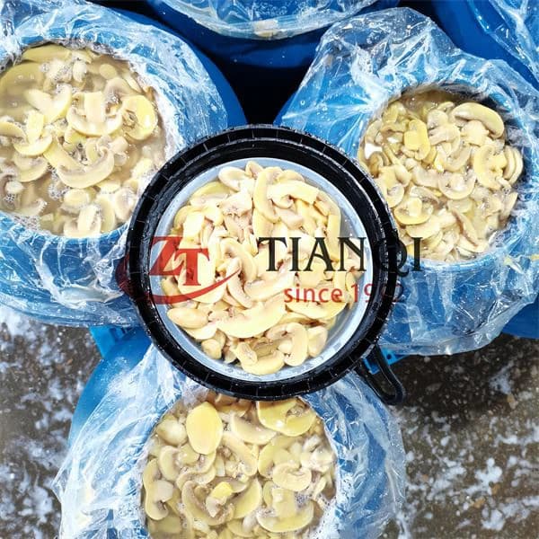 Шампиньоны нарезка в барабане