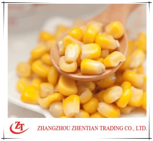 Банка сладкой кукурузы питания