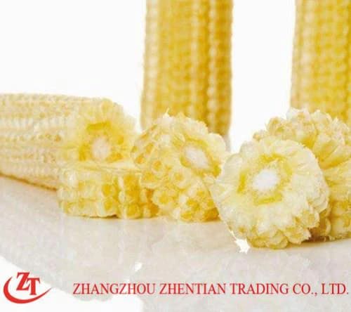 Консервированная кукурузная пища в срезанном виде