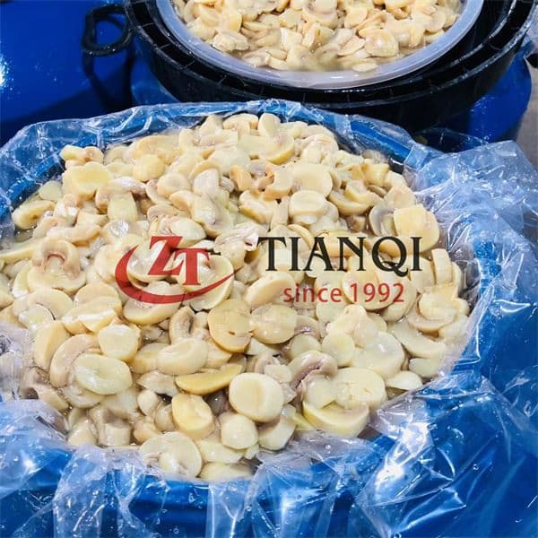 Свежий гриб шампиньонов в рассоле